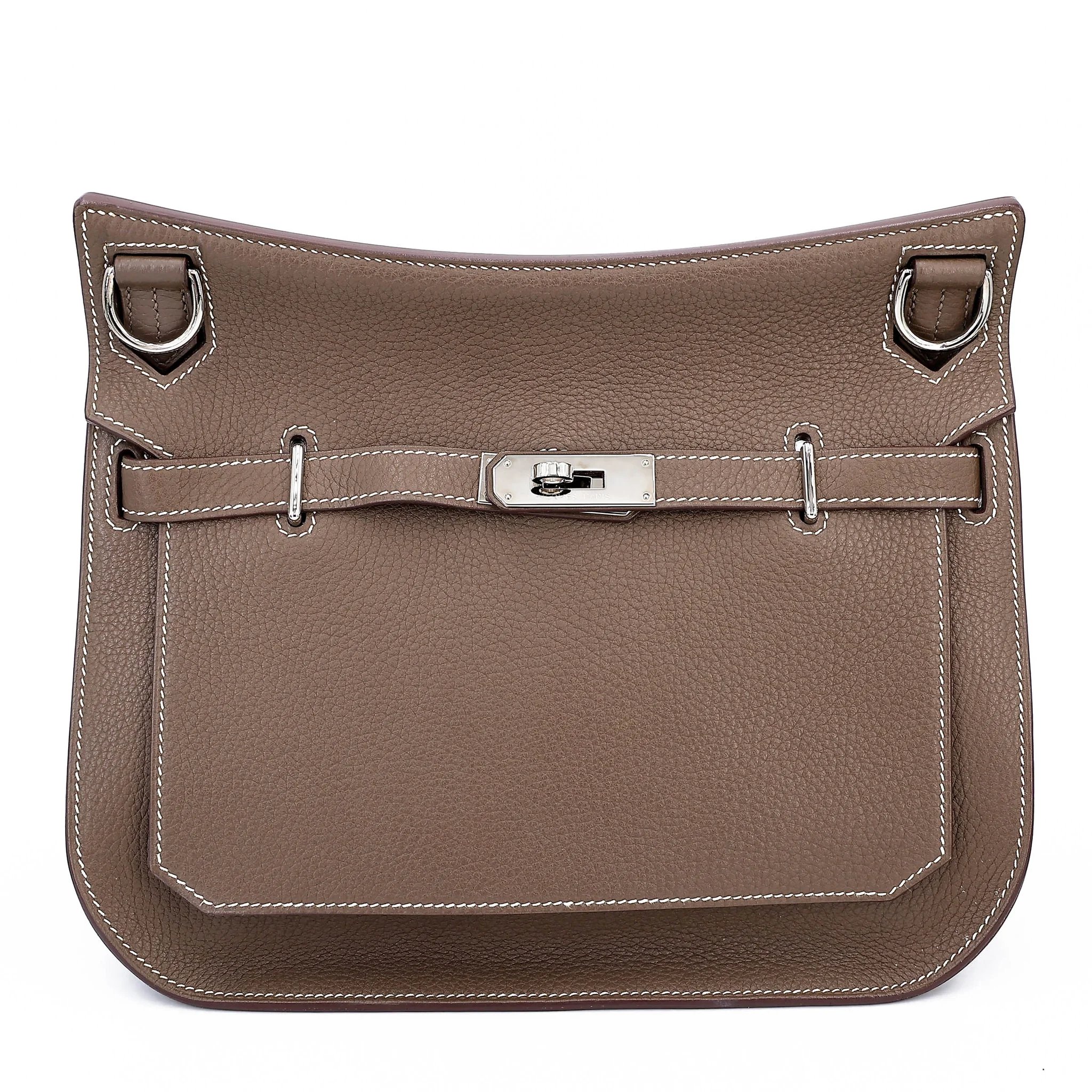 Hermes Jypsiere 28 Etoupe (18) Evercolor Palladium hardware A (2017)