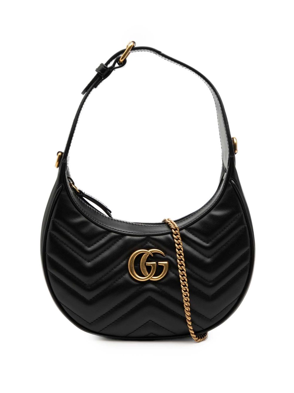 2016-2026 Mini GG Marmont Half Moon Bag satchel