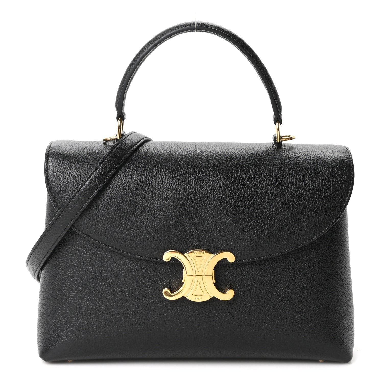 Celine Supple Calfskin Medium Nino Black