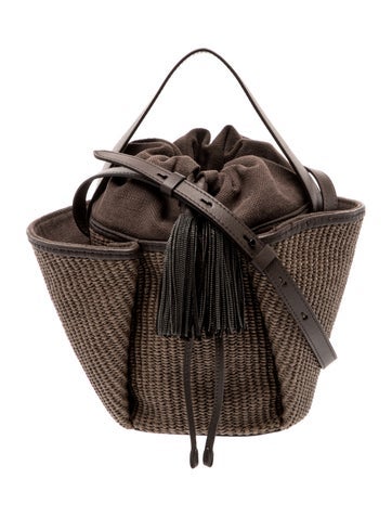 Straw Bucket Bag w/ Tags