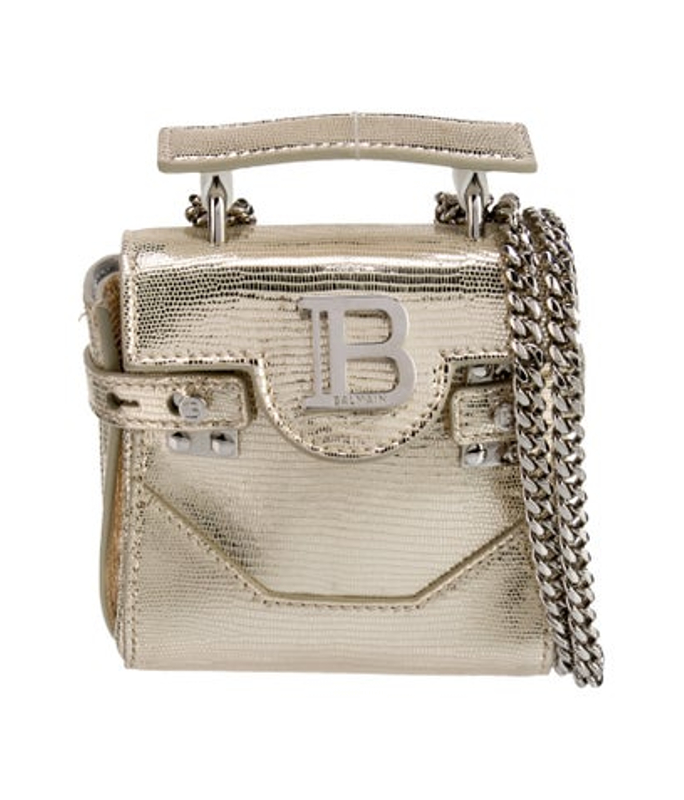 Balmain Leather Shoulder Bag Mini