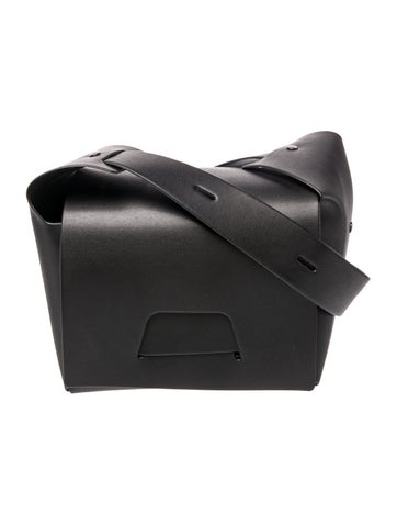 Issey Miyake Leather Shoulder Bag w/ Tags