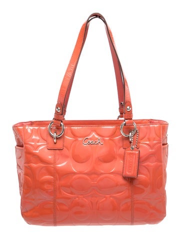 Patent Leather Top Handle Bag