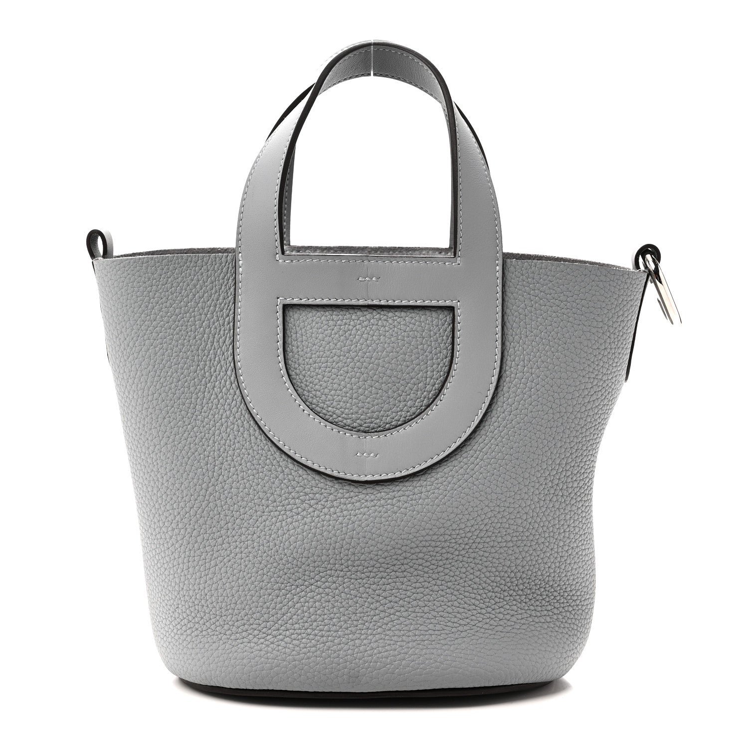 Hermes Hermes Taurillon Clemence Swift In-The-Loop 18 Bag Gris Pantin