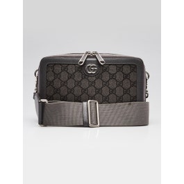 Gucci Grey GG Coated Canvas/Leather Ophidia Box Crossbody Bag