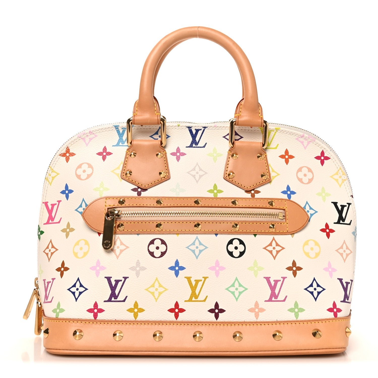 Louis Vuitton Monogram Multicolor Alma White