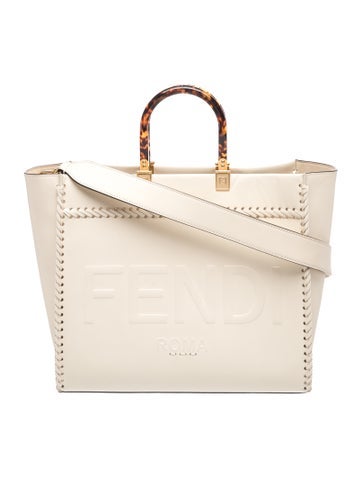 Leather Sunshine Tote Bag Medium