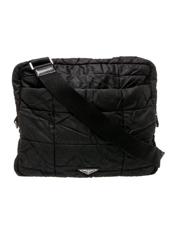 Saffiano Leather Messenger Bag