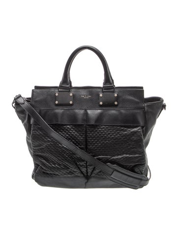 Leather Top Handle Bag