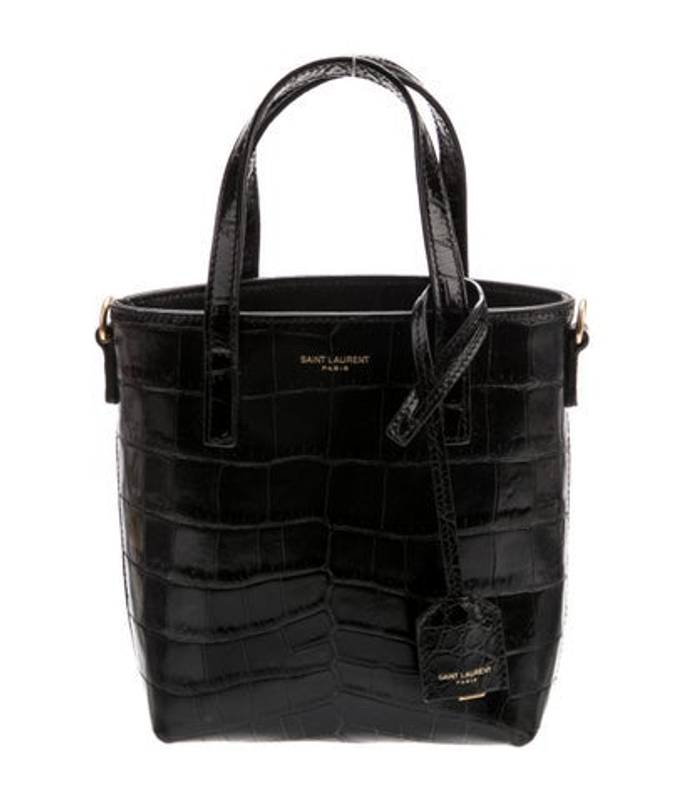 Saint Laurent Laurent Embossed Leather Toy Shopping Mini 2023