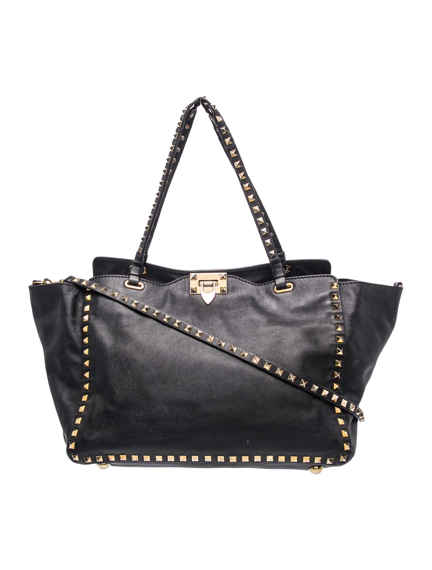 Rockstud Top Handle Bag