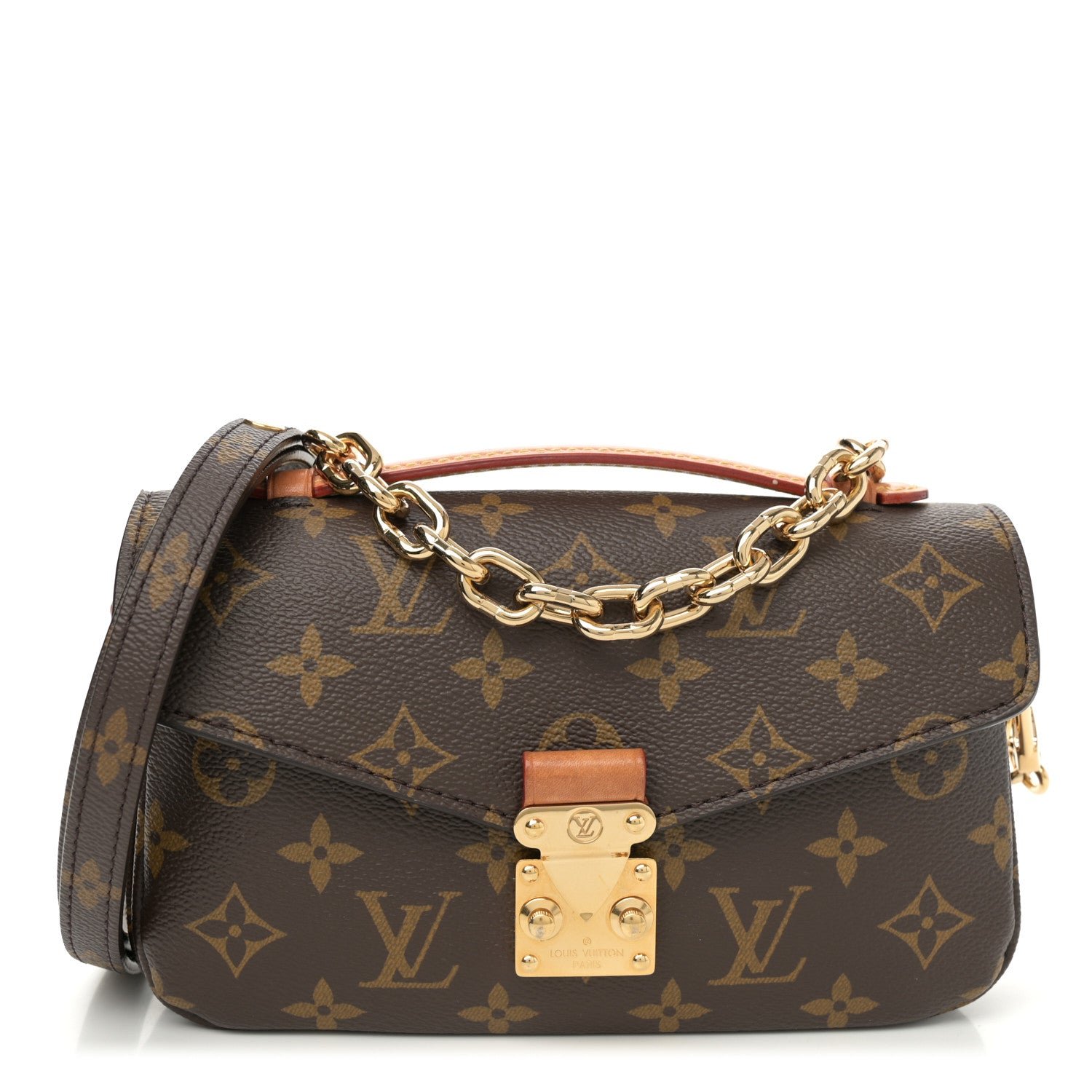 Louis Vuitton Monogram Pochette Metis East West