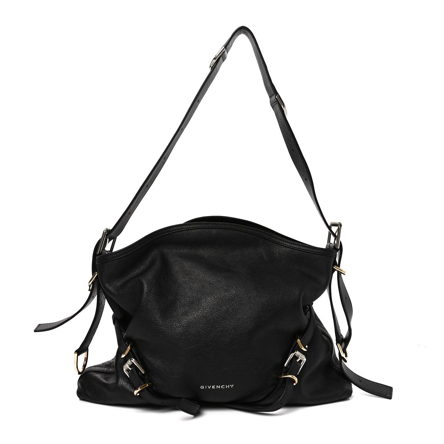 Givenchy Calfskin Medium Voyou Bag Black