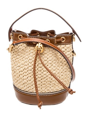Raffia Bucket Bag