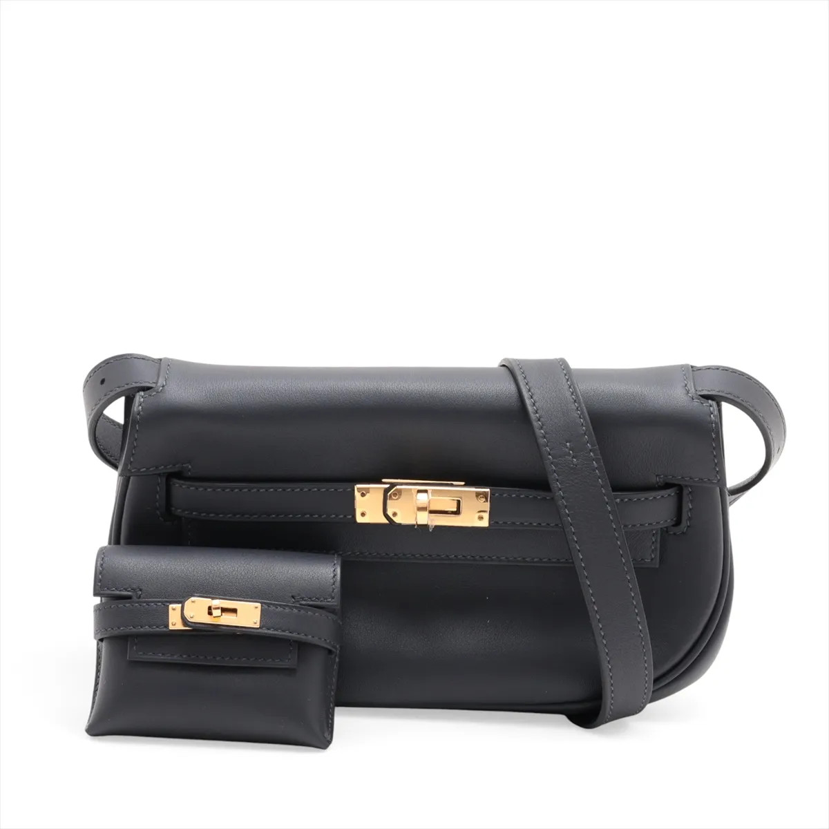 Hermès Kelly Move Veau Swift Cavan Gold Metal Fittings