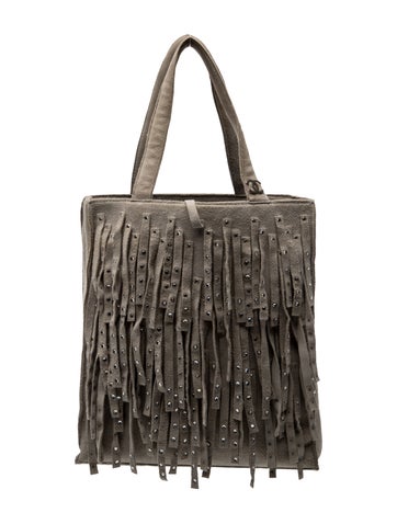 Mini Crystal Fringe Tote