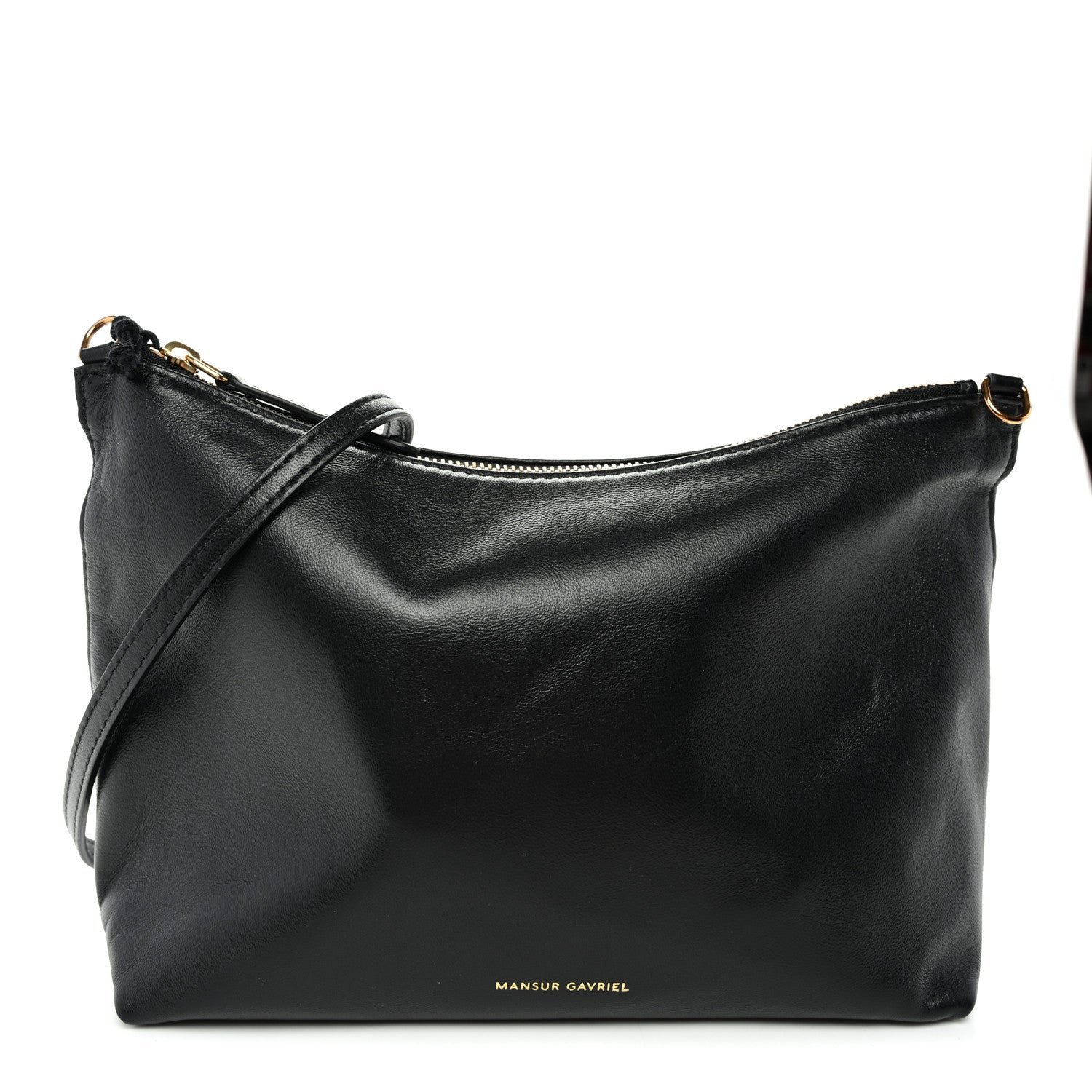 Mansur Gavriel Mansur Gavriel Lambskin Hera Crossbody Bag Black