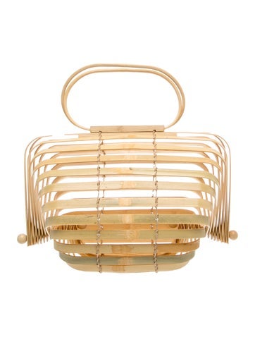 Cult Gaia Bamboo Top Handle Bag