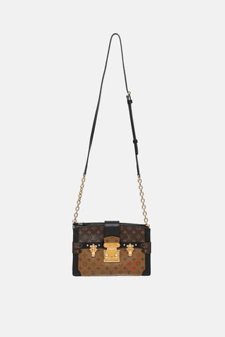 Louis Vuitton Reverse Monogram Trunk Clutch Bag