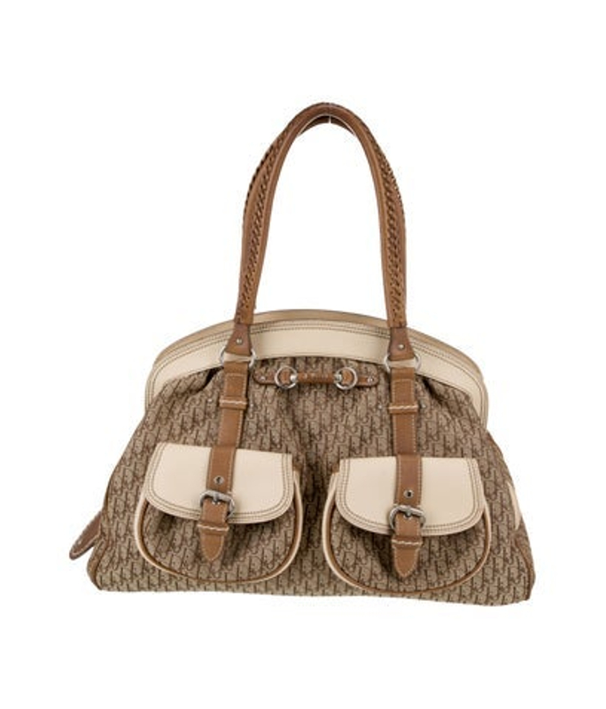 Dior Dior Canvas My Dior Frame Pocket Satchel