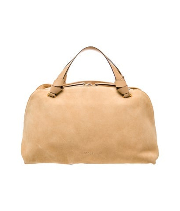 Neous Suede Top Handle Bag