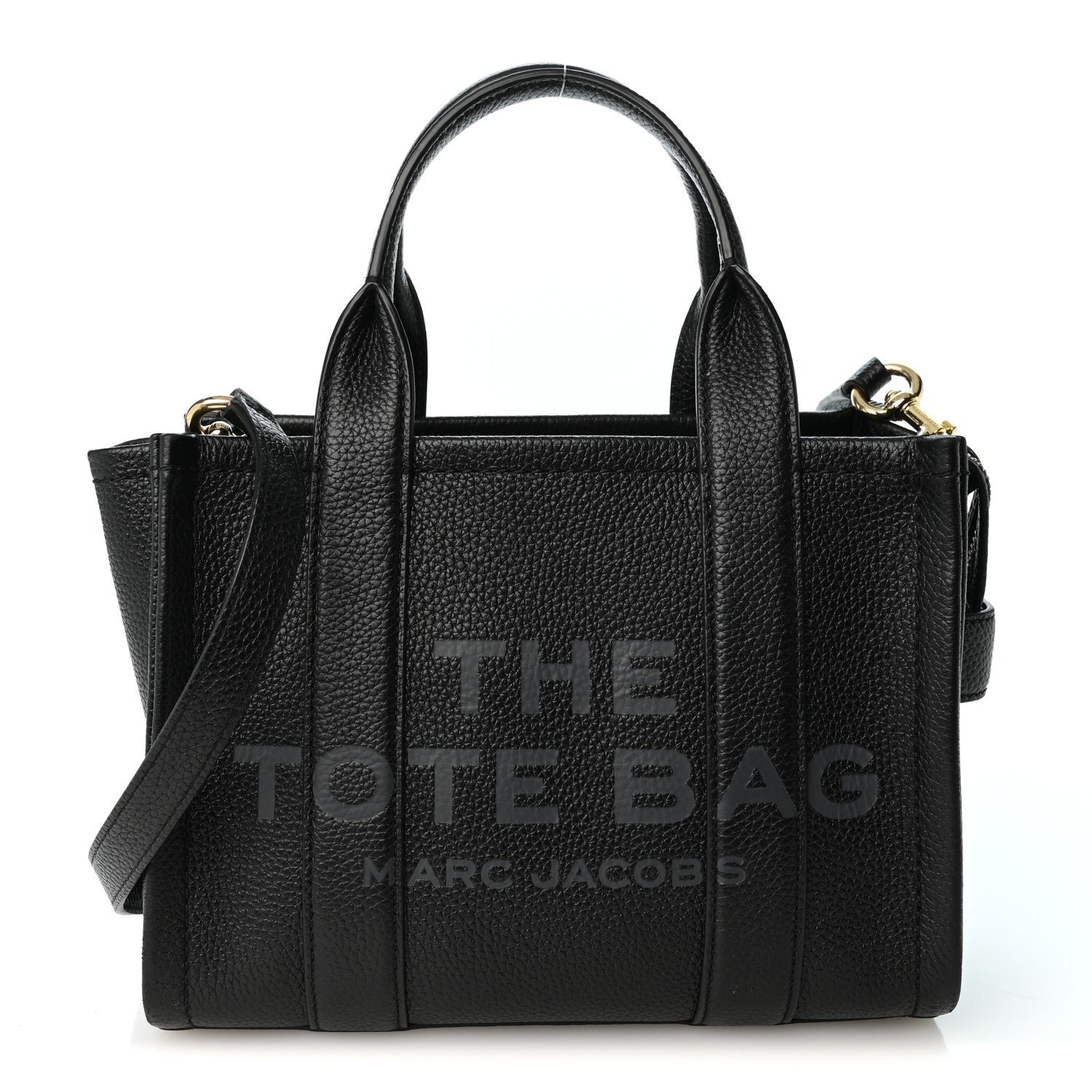 Marc Jacobs Marc Jacobs Grained Calfskin Small The Tote Bag Black