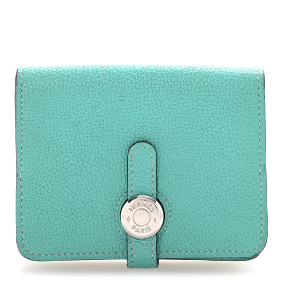 Hermes Togo Dogon Card Case Lagon