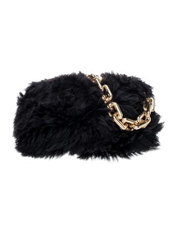 Bottega Veneta Shearling Shoulder Bag