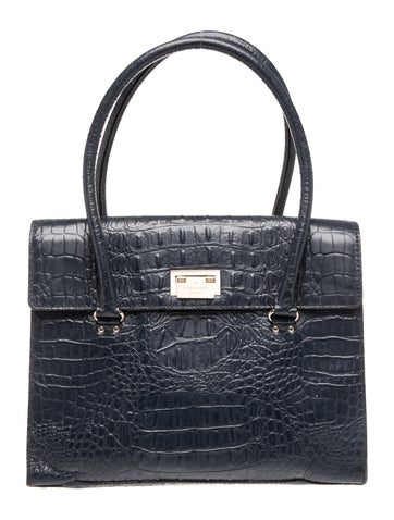 Leather Top Handle Bag