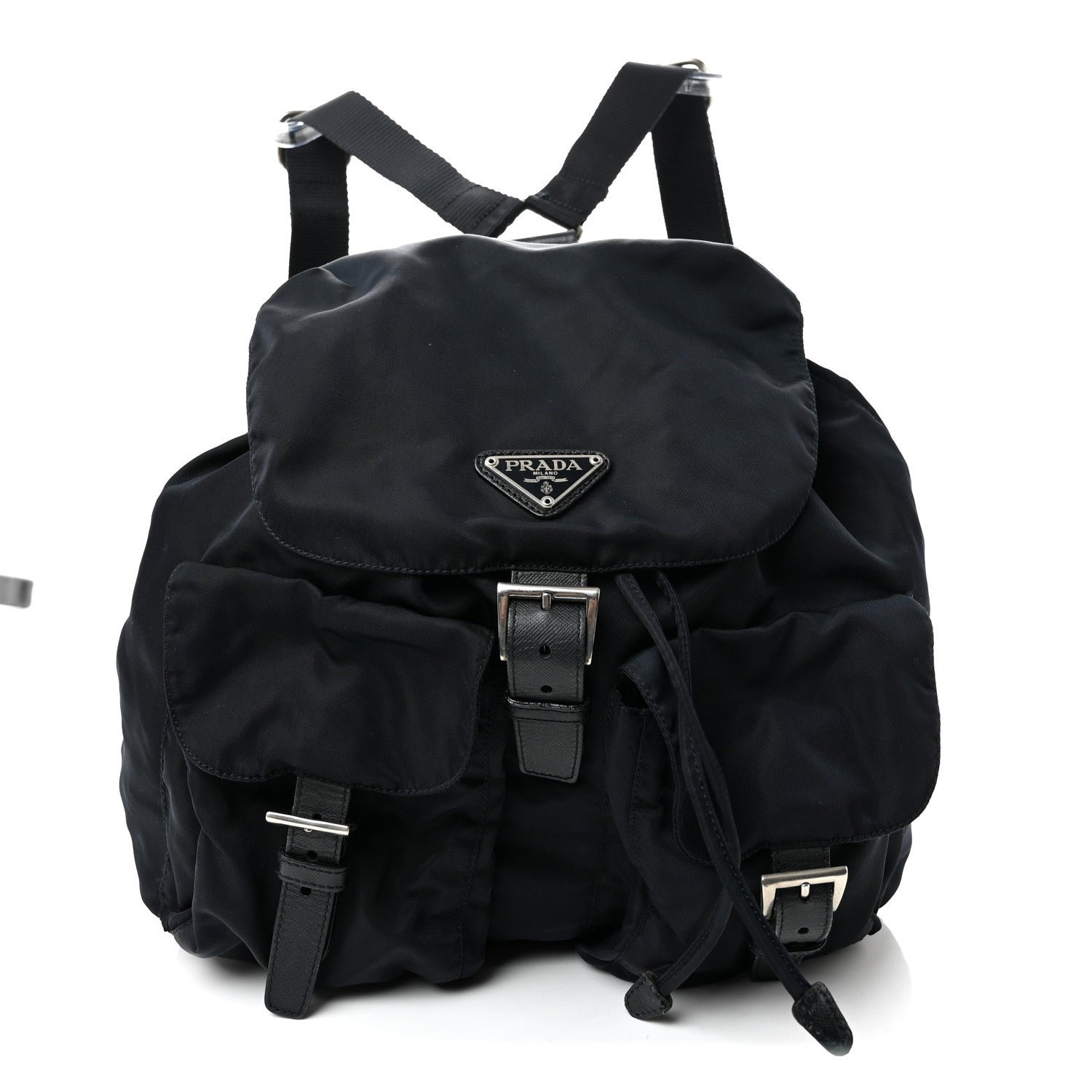 Prada Nylon Vela Saffiano Medium Backpack  Royal