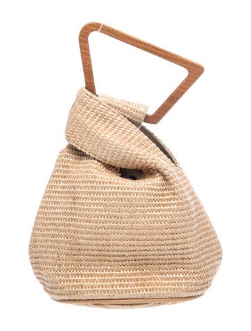 Raffia Bucket Bag