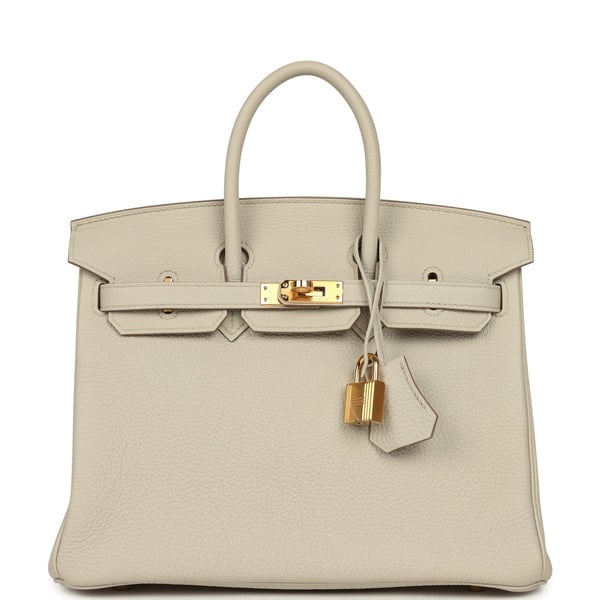 Hermes Birkin 25 Beton Togo Gold Hardware
