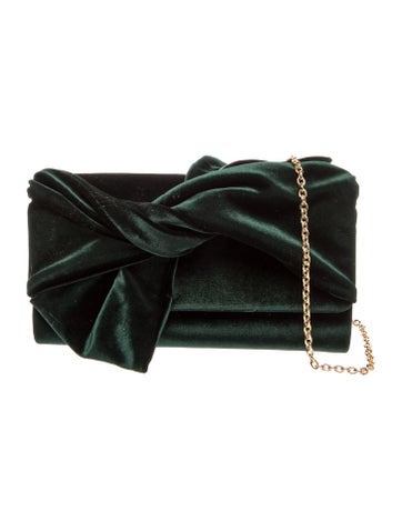 Badgley Mischka Velvet Clutch