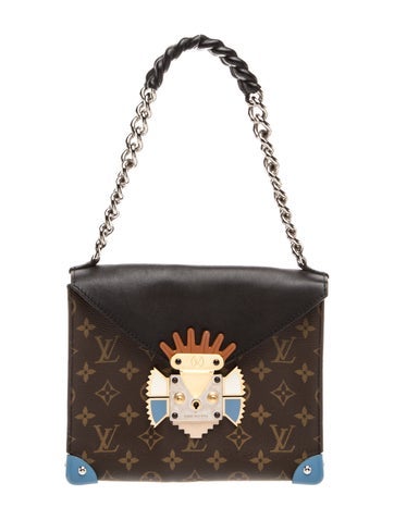 LV Monogram Tribal Mask Pochette GM