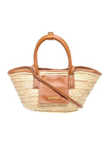 Jacquemus Straw Le Petit Panier Soli Large