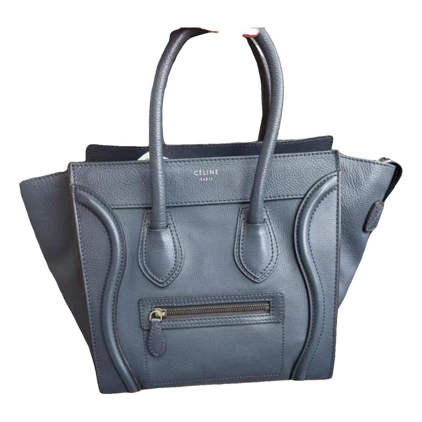 Luggage leather tote