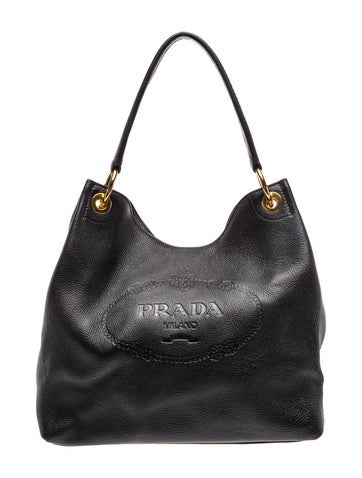 Prada Vitello Daino Leather Shoulder Bag