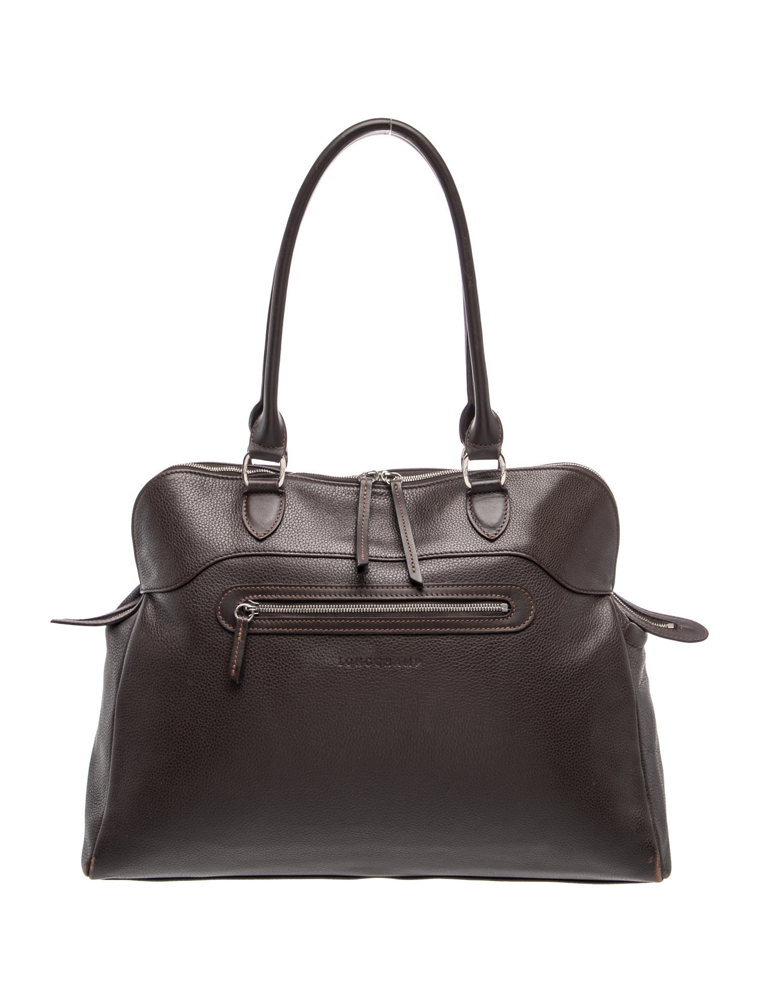 Leather Top Handle Bag