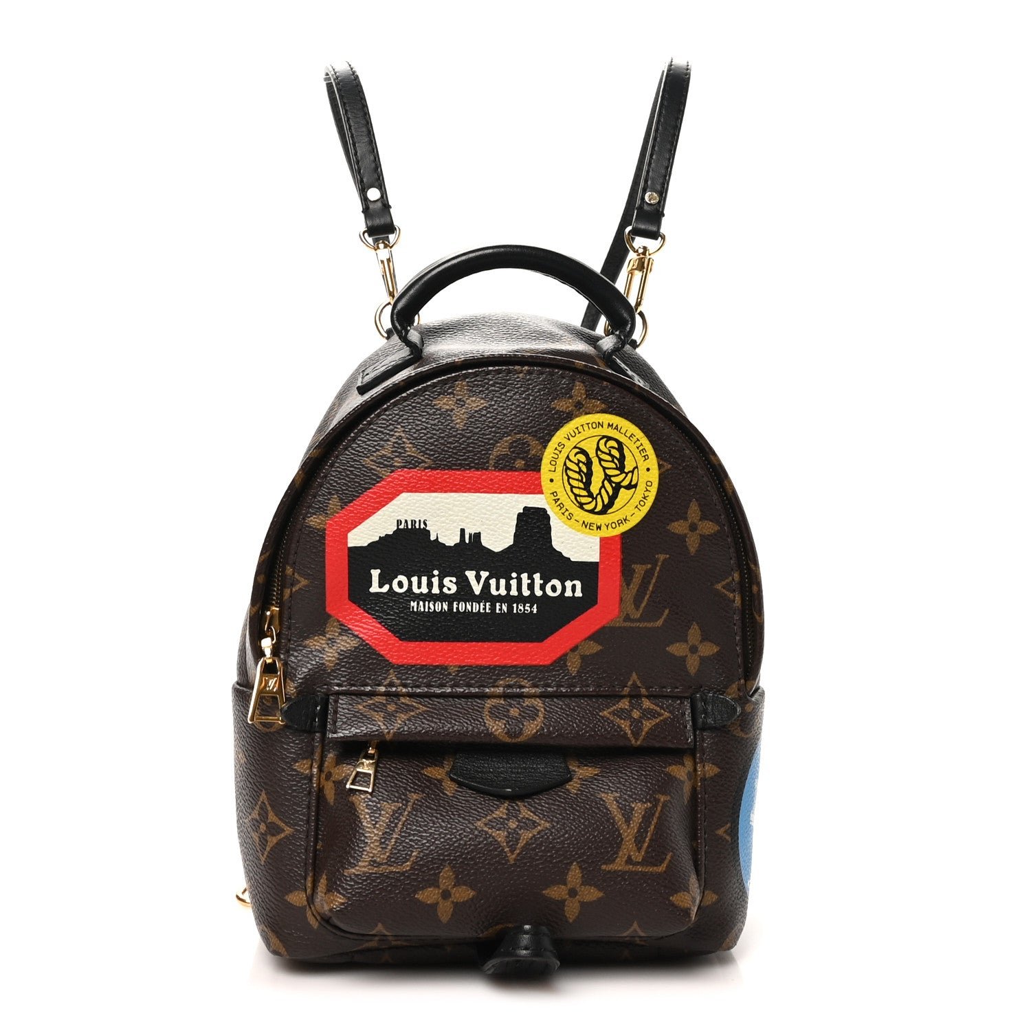 Louis Vuitton Monogram World Tour Palm Springs Backpack Mini