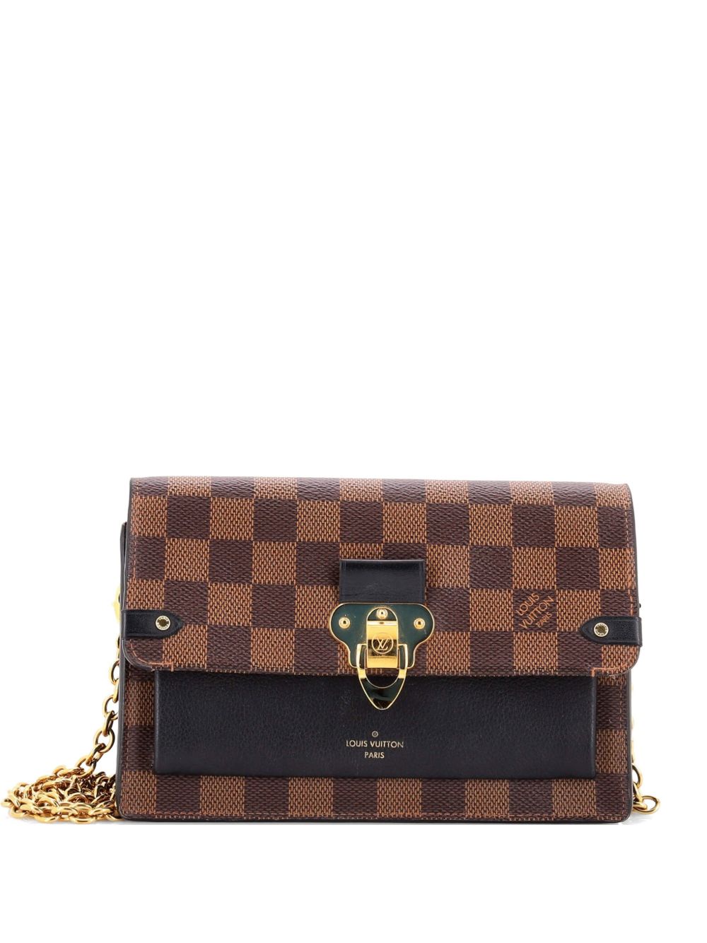 Vavin Chain Wallet NM Damier with Leather crossbody bag