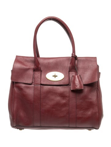 Mulberry Leather Top Handle Bag