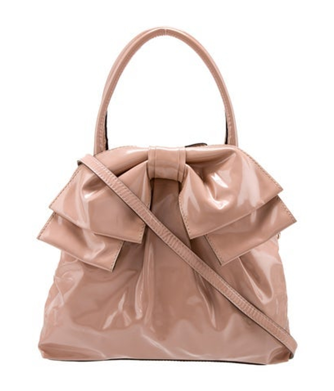 Valentino Patent Leather Top Handle Bag