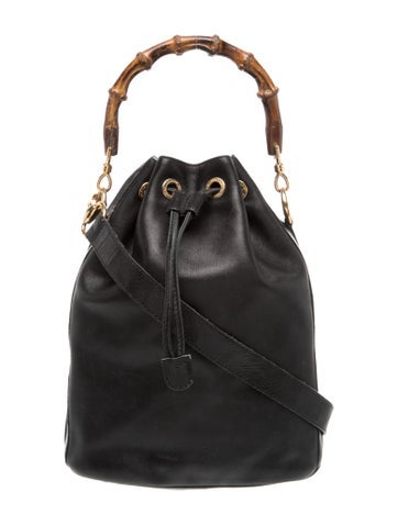 Bamboo Bucket Bag Vintage
