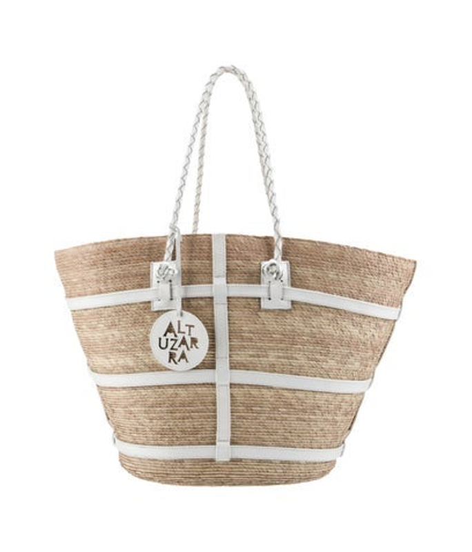 Altuzarra Raffia Bucket Bag
