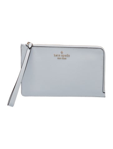 Saffiano Leather Clutch