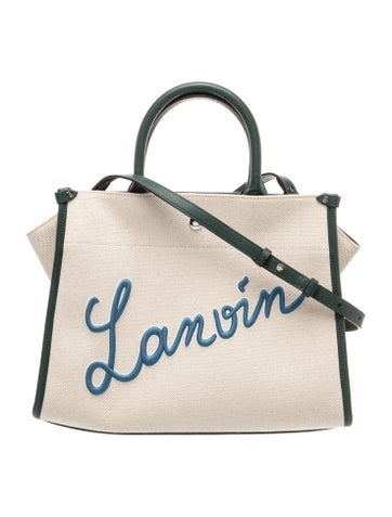 Lanvin Canvas Shoulder Bag