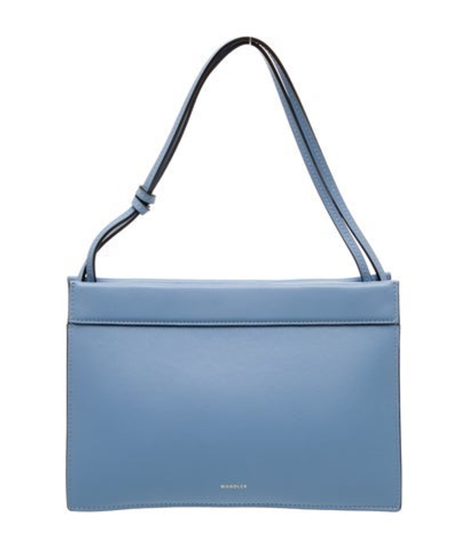 WANDLER Leather Top Handle Bag