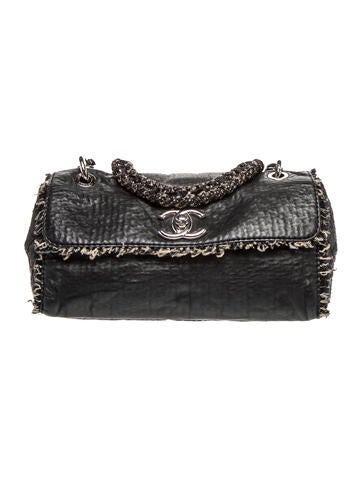 Funny Tweed Flap Bag