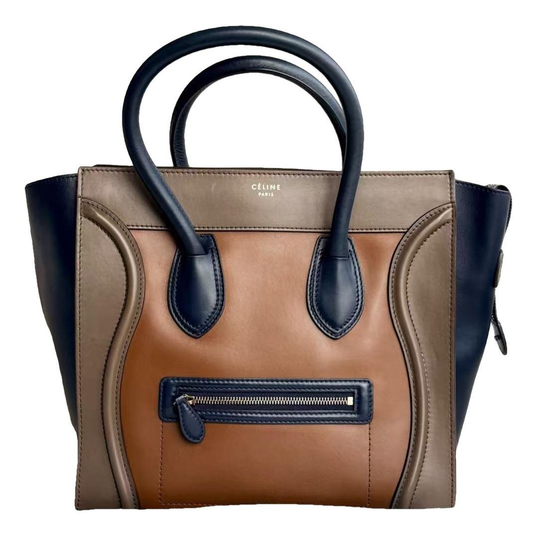 Luggage leather handbag