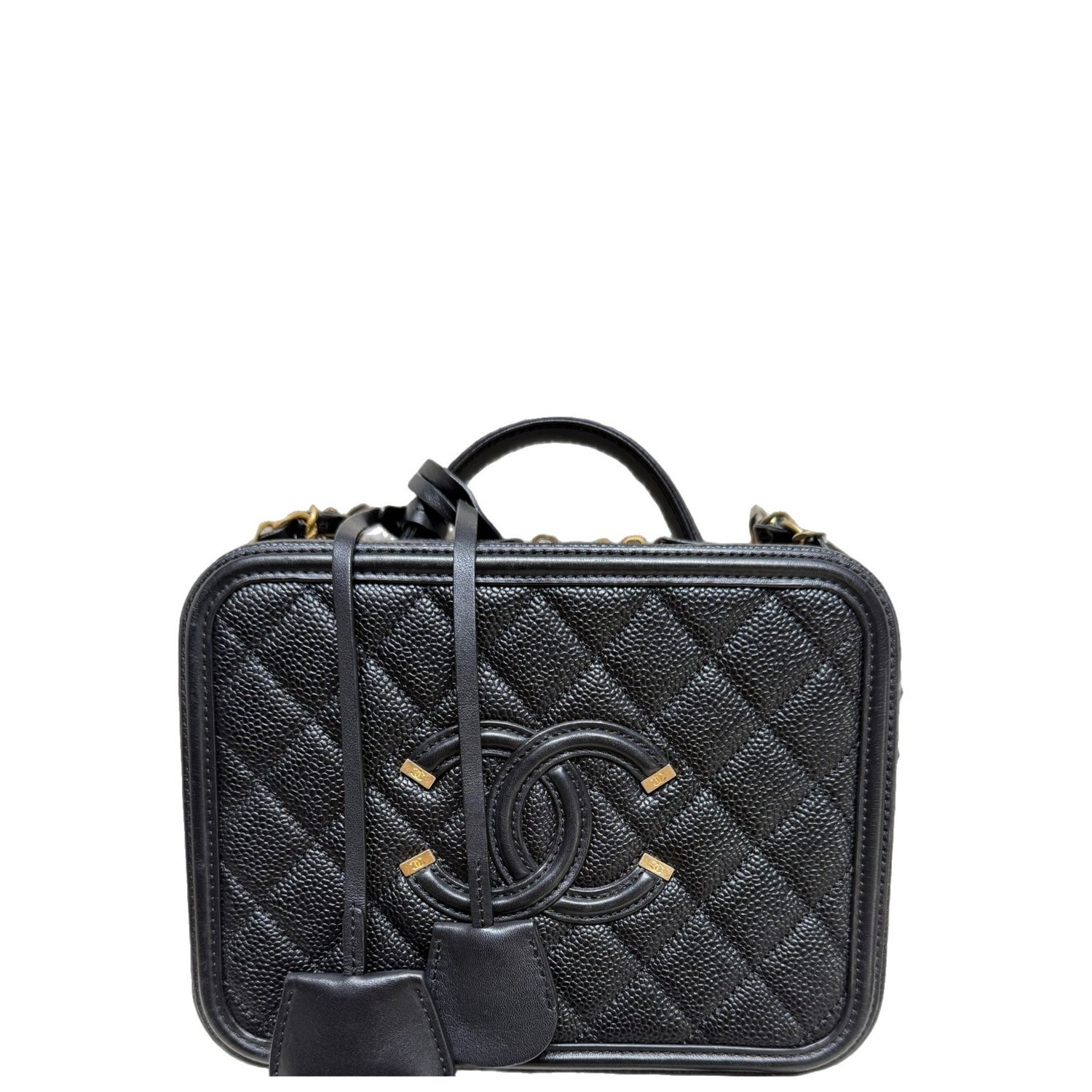 Chanel Calfskin Vanity Case Medium